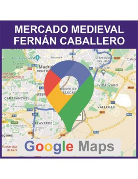 UBICACIÓN - GRAN MERCADO MEDIEVAL DE FERNAN CABALLERO  (CIUDAD REAL)